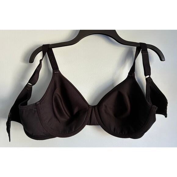 Vanity Fair Bra Beauty Back Underwire Minimizer 36D Black - Picture 4 of 7